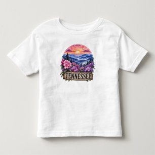 Tennessee State Floral Design Kleinkind T-shirt