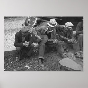 Tennessee-Straße Musicians, 1935 Poster