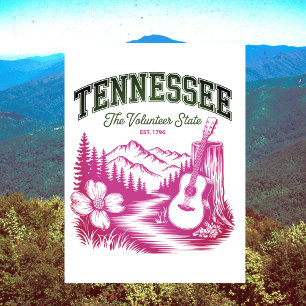 Tennessee The Volunteer State Reise-Souvenir Postkarte