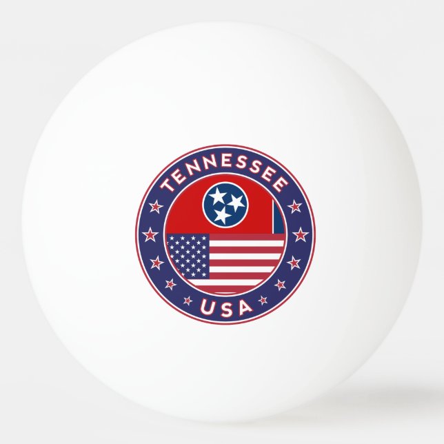Tennessee Tischtennisball (Vorderseite)