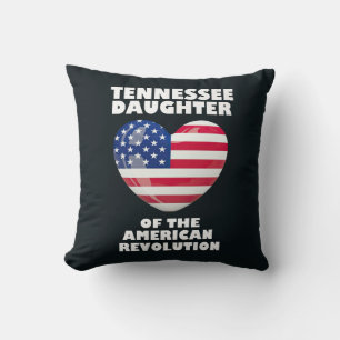 TENNESSEE Tochter Amerikanische Revolution DAR Sto Kissen