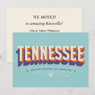 Tennessee Umzugsadresskarte