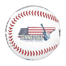 Tennessee United Staaten Retro Staat Vintag USA Baseball