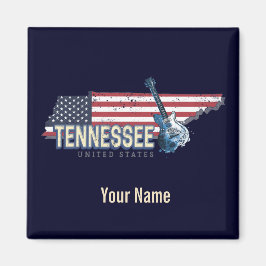 Tennessee United Staaten Retro Staat Vintag USA Magnet