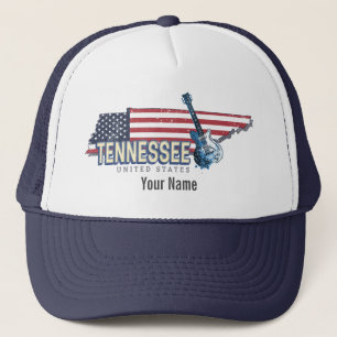 Tennessee United Staaten Retro Staat Vintag USA Truckerkappe