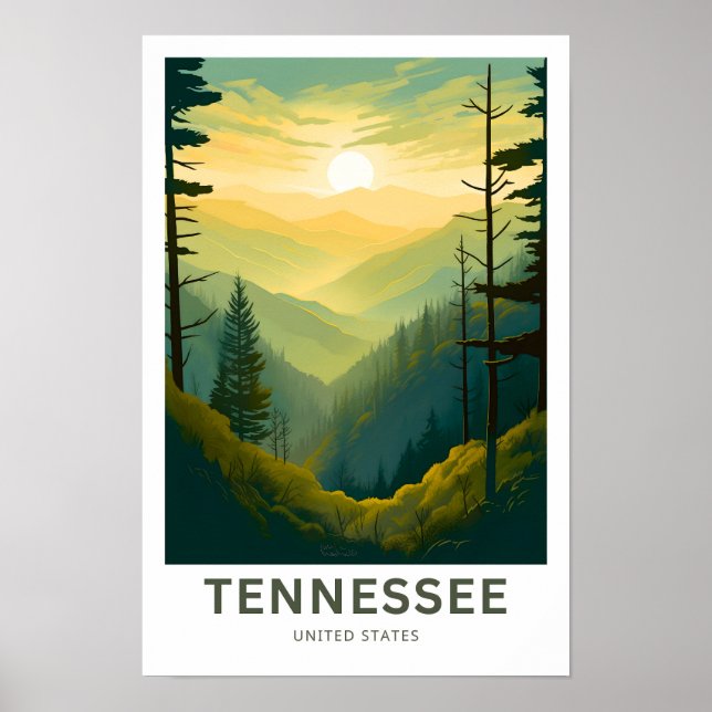 Tennessee United Staaten Travel Print Poster (Vorne)
