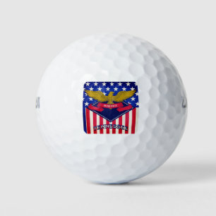 Tennessee USA-Flagge Golfball