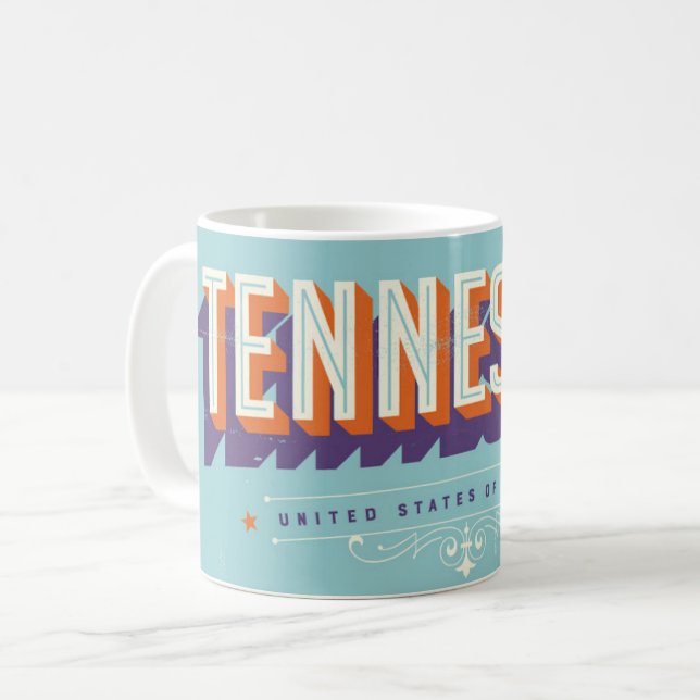 Tennessee USA Mug Kaffeetasse (Vorderseite Links)