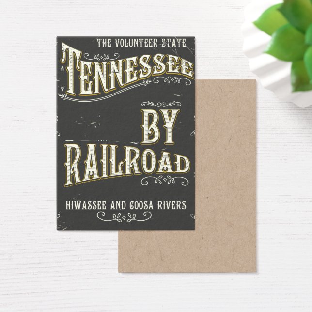 Tennessee USA Vintages Bahnposter (Schreibtisch)