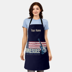 Tennessee Vereinigte Staaten Retro-Staat Vintage U Schürze