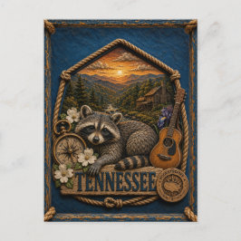 Tennessee Vintage Travel Postkarte