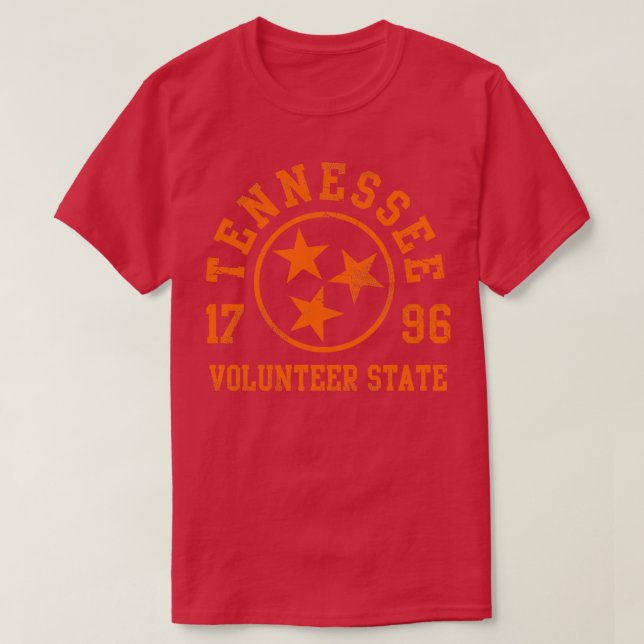 Tennessee Volunteer Staat 1796 T-Shirt (Design vorne)