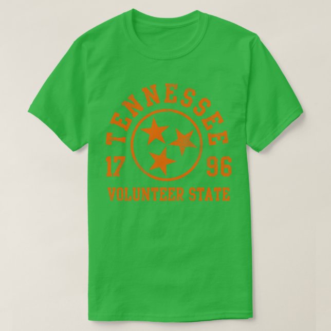 Tennessee Volunteer Staat 1796 T-Shirt (Design vorne)
