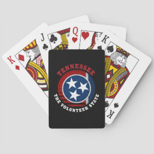 TENNESSEE VOLUNTEER-STAATSFALTE SPIELKARTEN