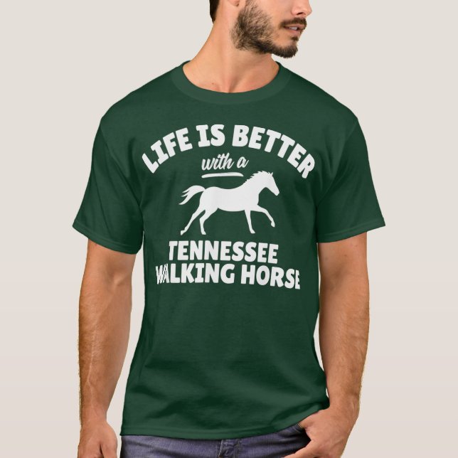 Tennessee Wandern Reiten Reiten Reiten T-Shirt (Vorderseite)