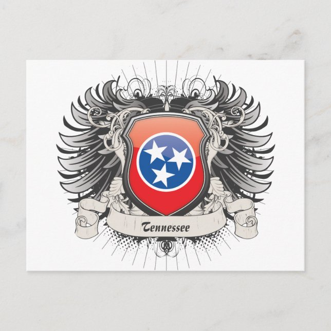 Tennessee-Wappen Postkarte (Vorderseite)