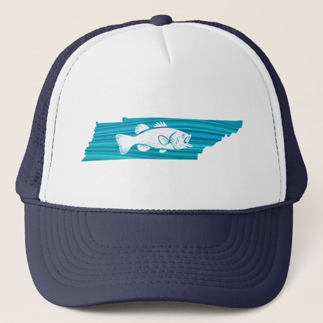 Tennessee Wave Fishing Truckerkappe (Vorderseite)