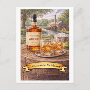 Tennessee Whiskey (Amerikanische Lebensmittel-Seri Postkarte