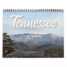 Tennessee Wildlife 2026 - 12-Monats-Kalender