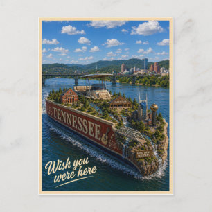 Tennessee Wish You Were Here State-Serie Postkarte