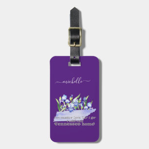 Tennessee Zuhause - Benutzerdefinierter Text und F Gepäckanhänger