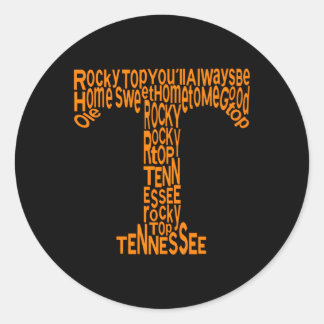 Tennessee Zuhause Sweet Zuhause Tennessee Sport Runder Aufkleber