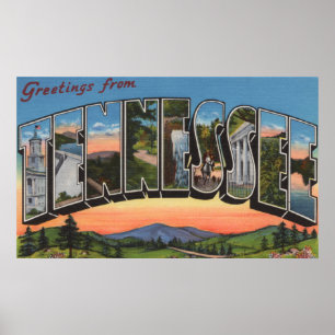 TennesseeLarge Buchstabe ScenesTennessee Poster