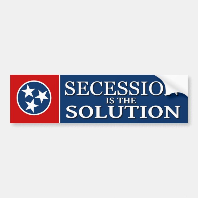 Tennesseesecessions-Autoaufkleber Autoaufkleber (Vorne)