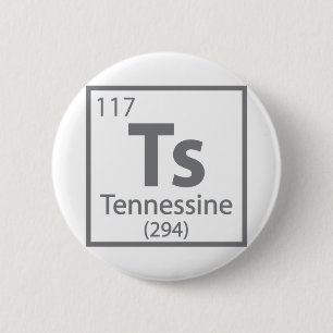 Tennessin - Tennessee Science Periodic Table Button