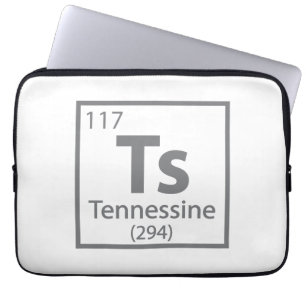 Tennessin - Tennessee Science Periodic Table Laptopschutzhülle