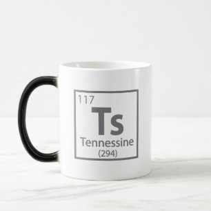 Tennessin - Tennessee Science Periodic Table Verwandlungstasse