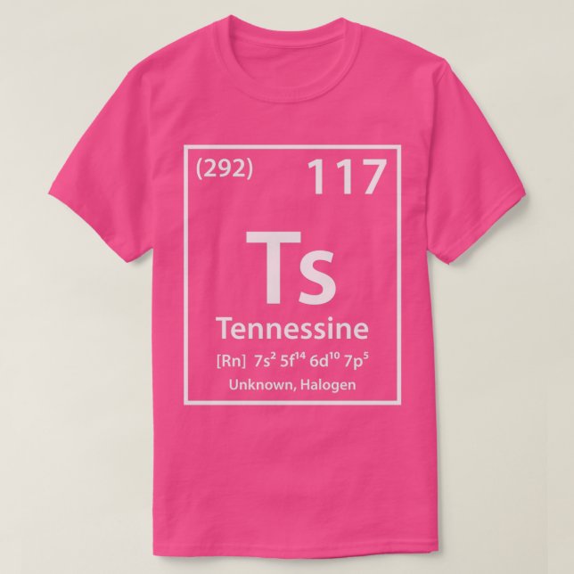 Tennessine T-Shirt (Design vorne)