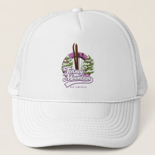 Tenney Mountain New Hampshire Ski-Logo Truckerkappe