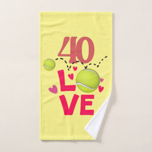 Tennis 40. Geburtstag lustige Geschenke für Spiele Handtuch