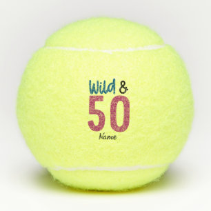 Tennis 50. Geburtstag für den Spieler Tennisbälle