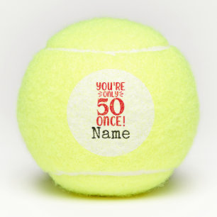 Tennis 50. Geburtstag Tennisbälle