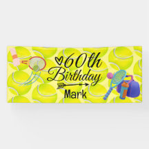 Tennis 60. Geburtstag bis Tennis Player