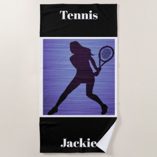 Tennis Abstrakt Beach Handtuch