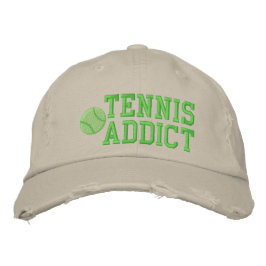 Tennis Addict bestickter Hut