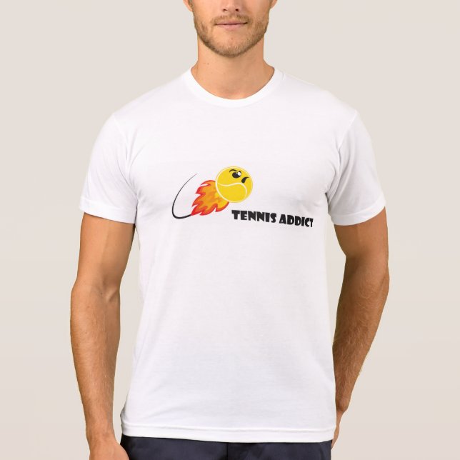 Tennis addict T-Shirt (Vorderseite)