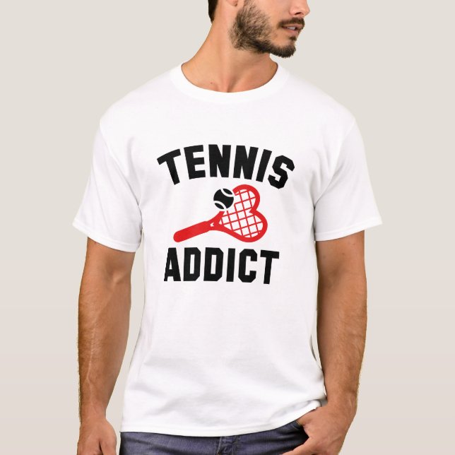 Tennis Addict T-Shirt (Vorderseite)
