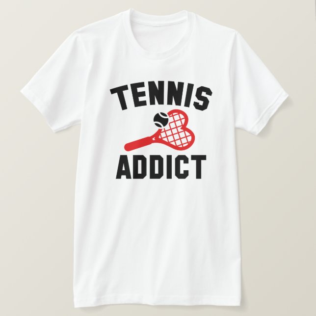 Tennis Addict T-Shirt (Design vorne)
