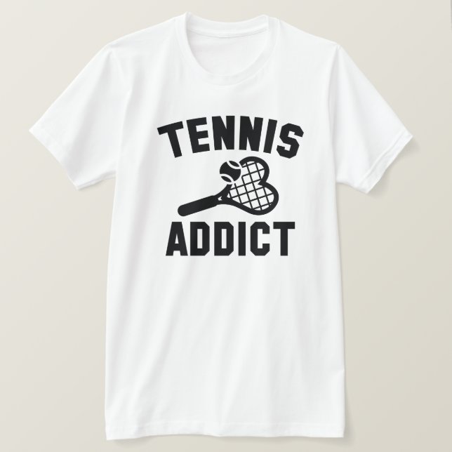 Tennis Addict T-Shirt (Design vorne)