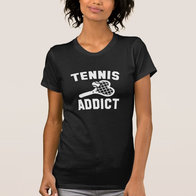Tennis Addict T-Shirt (Vorderseite)
