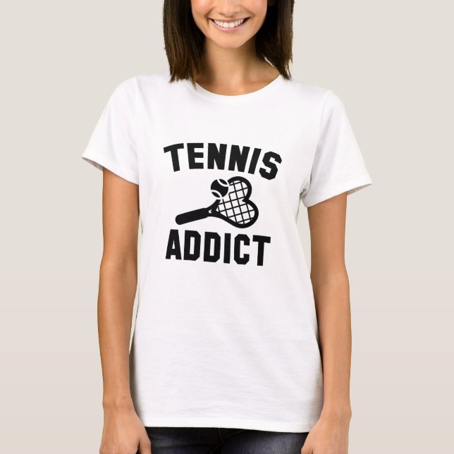 Tennis Addict T-Shirt (Vorderseite)