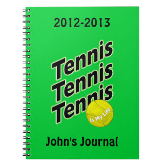 Tennis-Anmerkungs-Buch Notizblock