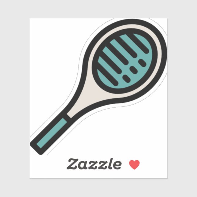 Tennis Aufkleber (Blatt)