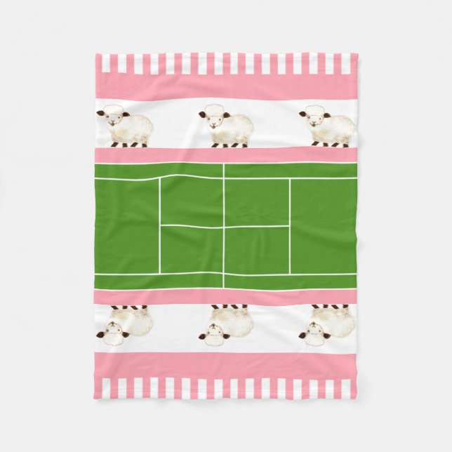 Tennis Baby Fleece Blanket (Vorderseite)