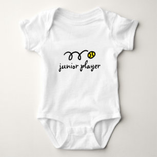 Tennis Baby Outfit Sprichwort: Junior-Spieler Strampler