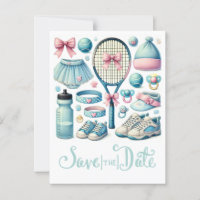 Tennis Baby Shower für Baby Boy Blue thematisiert